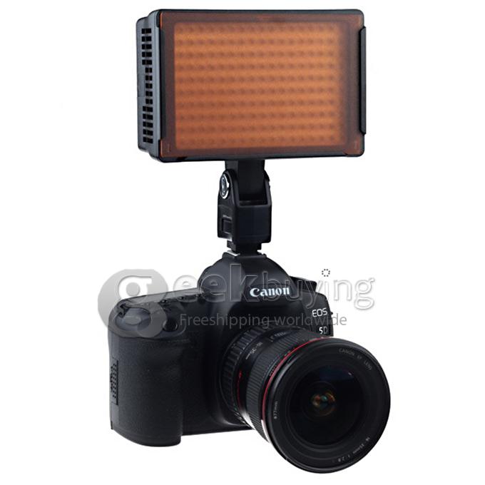 Super Power HD-126 9.6W 5600K LED Digital Video Light for Canon Panasonic Sony Camera DV Camcorder - Black