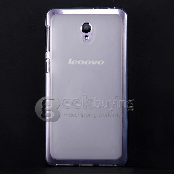 High Quality Protective Silica Gel Case Soft Back Cover for Lenovo S860 - Transparent