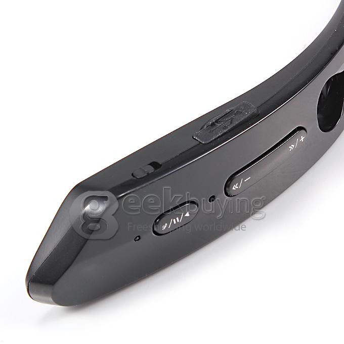 Cannice Y2 Bluetooth 4.0 Binaural Stereo Waterproof Headset Headband NFC - Black
