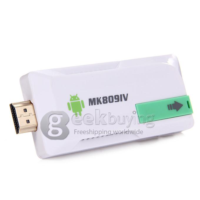 MK809IV RK3188 Quad-core 1.6GHz Android 4.2 Mini TV Box Dongle HDMI HDD Player 2G/8G WIFI Bluetooth 4.0 - White