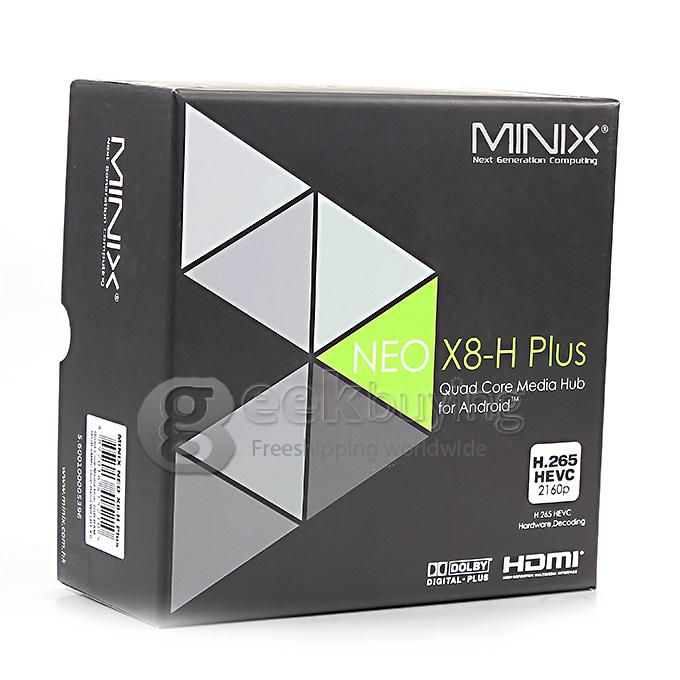 [ספרד צילומים] מיניקס ניאו X8-H פלוס AMlogic S812-H אנדרואיד 4.4 מיני טלוויזיה 2G / 16G 4G 802.11AC 2.4G / 5.0G WIFI 1000M עם מיניקס חינם A2 לייט האוויר עכבר שחור