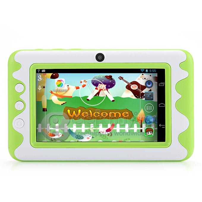 K4 Kids Pad RK3026 4.3 Inch Tablet PC Android 4.2 OS 8GB ROM 480*272 Kid's Software with Parental Control - Green