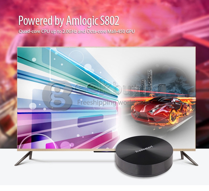 Bundle Tronsmart Vega S89 2G/16G Mini PC Media Player + Super speed 7 Port USB 3.0 & 2.0 USB HUB