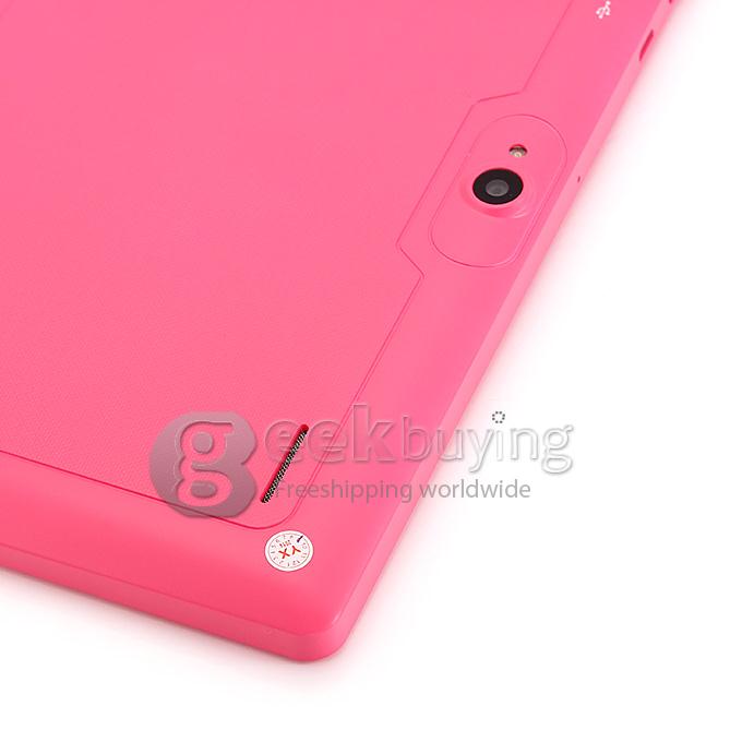 Q90 Allwinner A23 7 Inch Tablet PC Android 4.4 OS 4GB ROM Capacitive Touch Screen Dual Cameras - Pink