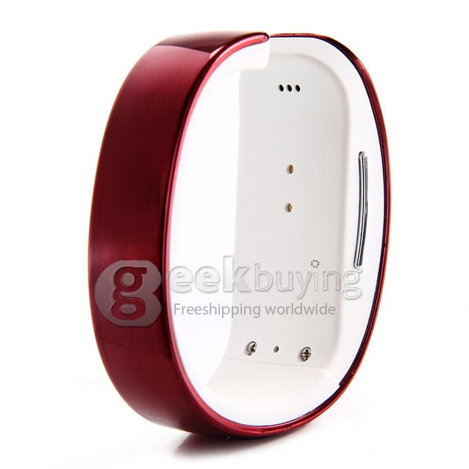 Y02 Women LCD Bluetooth 3.0 Smart Bracelet Wrist Watch for Samsung Android Phone Call/SMS Remind Remote Camera - Red