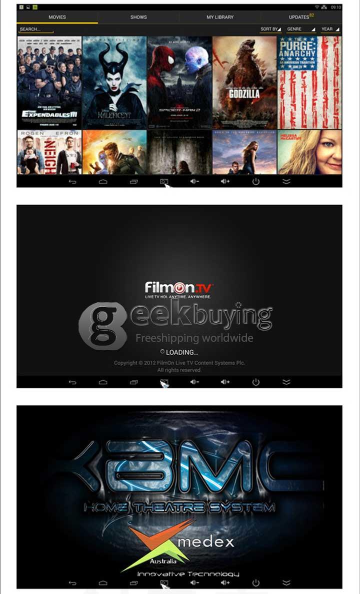 Karaoke System CS4K RK3288 Quad Core Android 4.4 Mini TV BOX HDMI HDD Player 2G/8G 2.4G/5G WIFI Bluetooth 5.0mp Camera Wireless Microphone