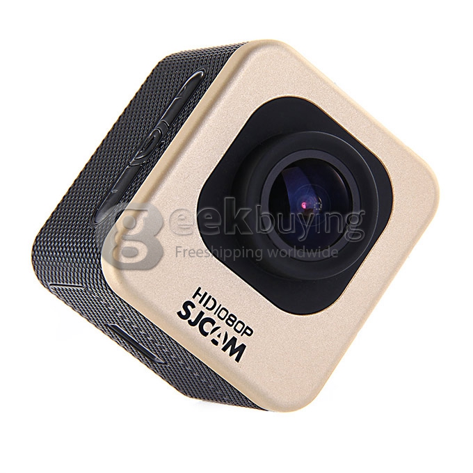 SJCAM M10 Mini Action Sports Camera Standard Version Novatek 12MP 1080P 170 Degrees Lens 1.5 Inch HD Camcorder Car DVR - Golden