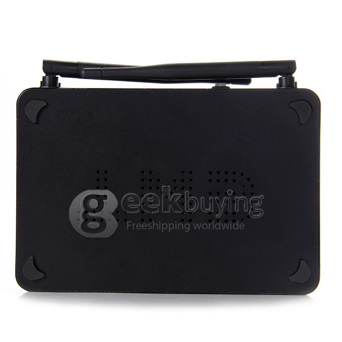 EW902 Realtek RTD1195 Dual Core Android 4.4 Mini TV BOX HDMI HDD Player 1G/8G WIFI Bluetooth 4K 3D HDMI IN USB3.0 1000M Ethernet SATA - Black