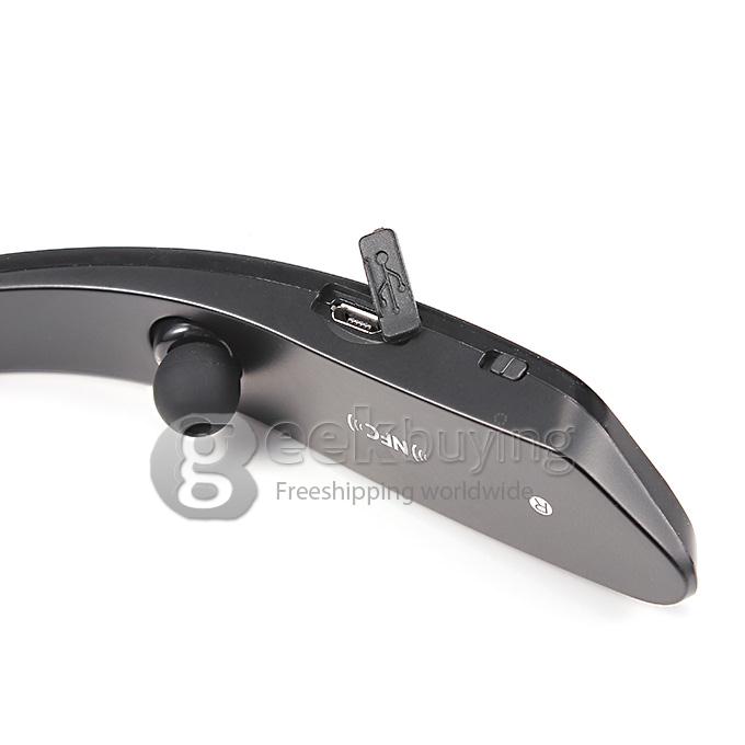Cannice Y2 Bluetooth 4.0 Binaural Stereo Waterproof Headset Headband NFC - Black