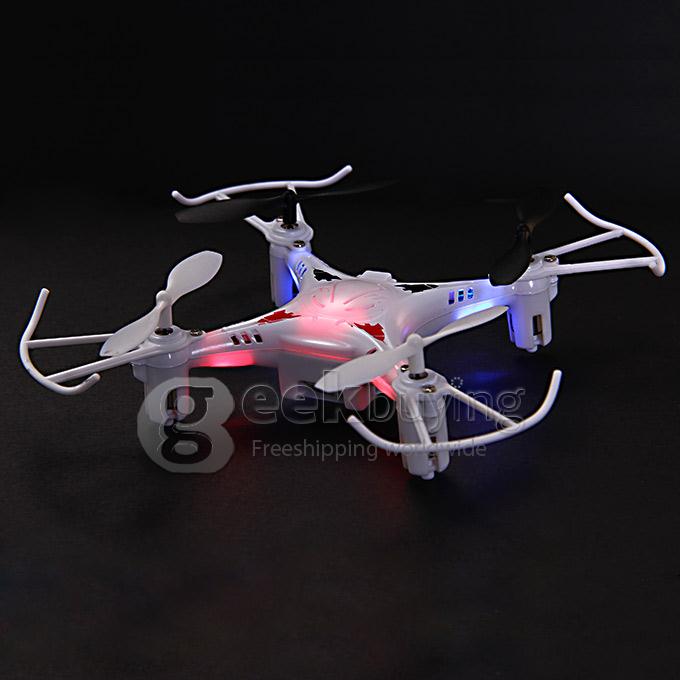 BAYANGTOYS X7 4CH 2.4G 6-axis Gyroscope Remote Control Airplane Flying Saucer Quadcopter Mini UAV Aerial - White