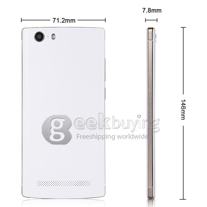 H930 MTK6592M Octa Core 1.4GHz 5.0Inch Android 4.4 OS Smartphone 1GB RAM 8GB ROM QHD 5.0MP Dual SIM 3G/GPS/OTG - White