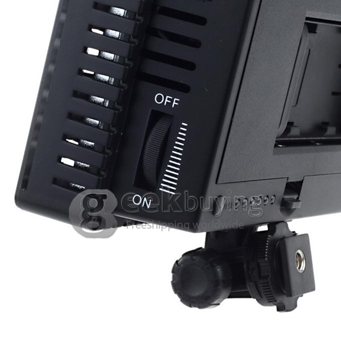 Super Power HD-126 9.6W 5600K LED Digital Video Light for Canon Panasonic Sony Camera DV Camcorder - Black
