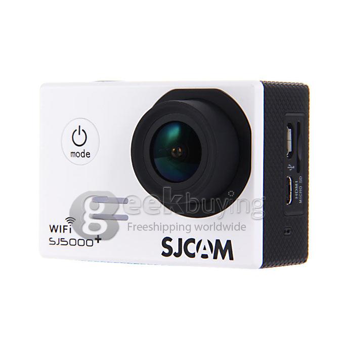 SJCAM SJ5000 Plus Ambarella A7LS75 16MP 1080P 60FPS WiFi Action Camera 1.5 Inch 170 Degrees Wide Angle Lens Diving HD Camcorder Car DVR - White