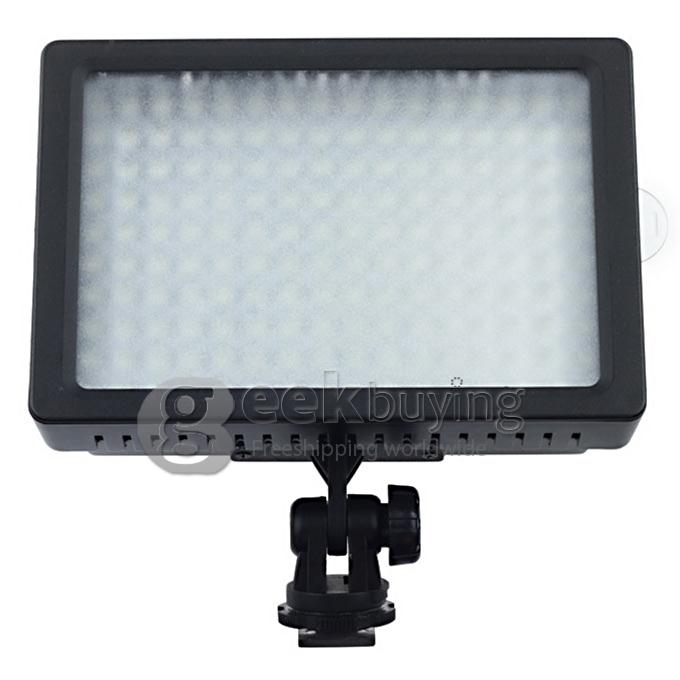 Super Power HD-126 9.6W 5600K LED Digital Video Light for Canon Panasonic Sony Camera DV Camcorder - Black