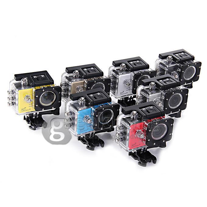 [France Stock]SJCAM SJ5000 Plus Ambarella A7LS75 16MP 1080P 60FPS WiFi Action Camera 1.5 Inch 170 Degrees Wide Angle Lens Waterproof Diving HD Camcorder Car DVR - Black