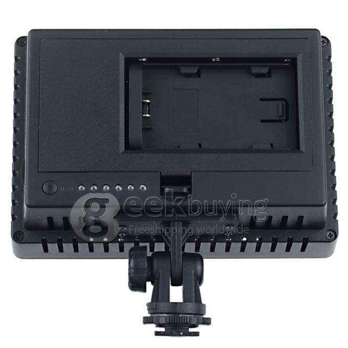 Super Power HD-126 9.6W 5600K LED Digital Video Light for Canon Panasonic Sony Camera DV Camcorder - Black