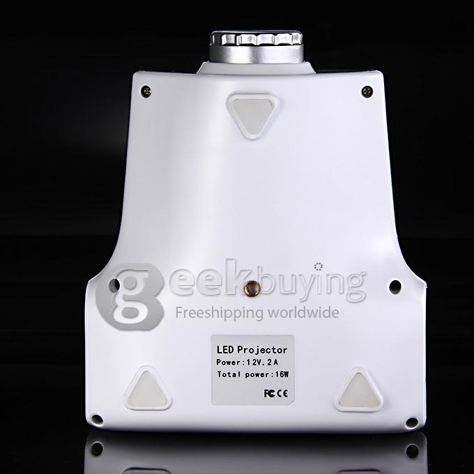 LZ-H40 16W Multimedia LCD Image System LED Projector with HDMI / USB / VGA / Micro SD / TV Port - White (480x 320)