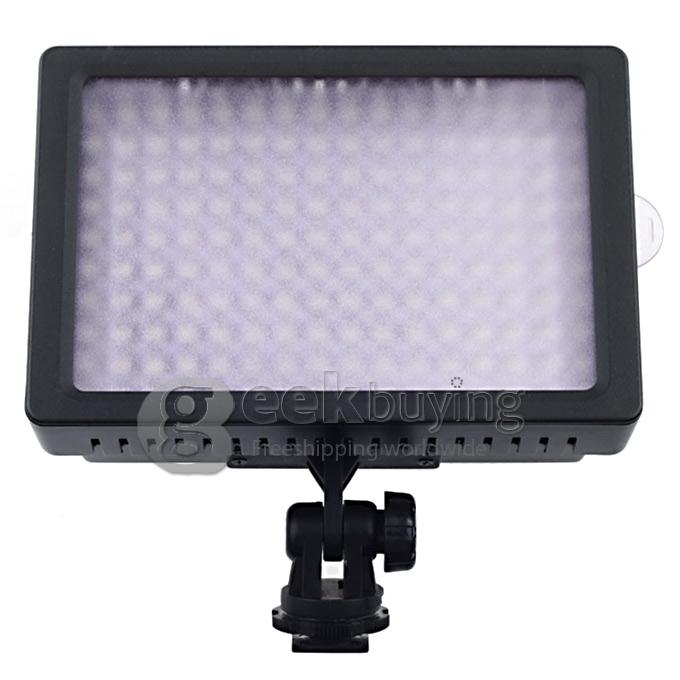 Super Power HD-126 9.6W 5600K LED Digital Video Light for Canon Panasonic Sony Camera DV Camcorder - Black