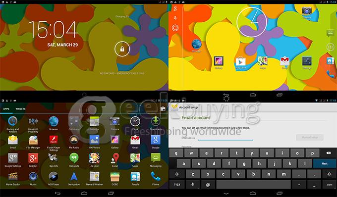 Ainol Novo AX2 MTK8382 Quad Core 7 Inch Tablet PC Android 4.2 OS 3G Phone Call 8GB ROM Bluetooth - White