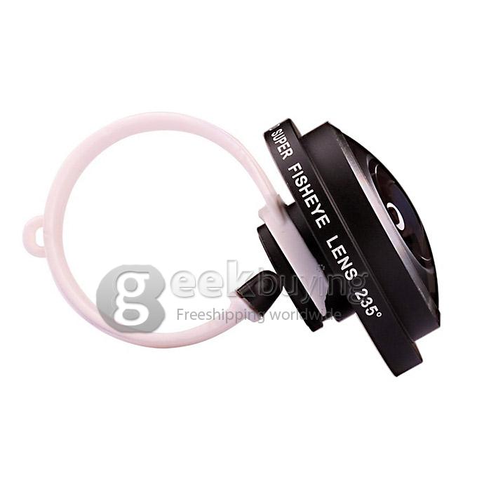 Universal Detachable Super 235 Degree Fisheye Clip Lens for iPhone 6 iPhone 6 Plus Note 4 Smartphone