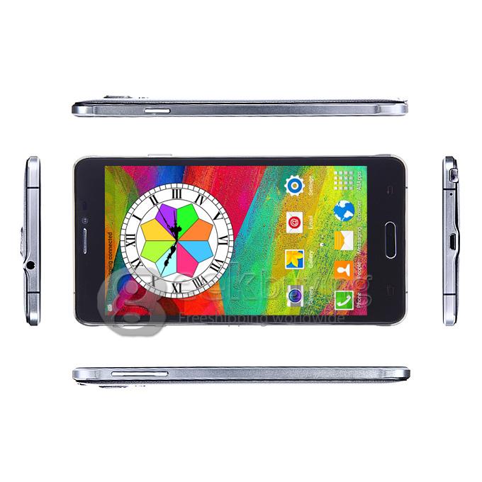 V12 5.5 inch 960*540 QHD MTK6582 Quad Core 1.3GHz Smartphone Android 4.4 1GB 8GB Dual Cameras Dual SIM Wifi 3G - Black