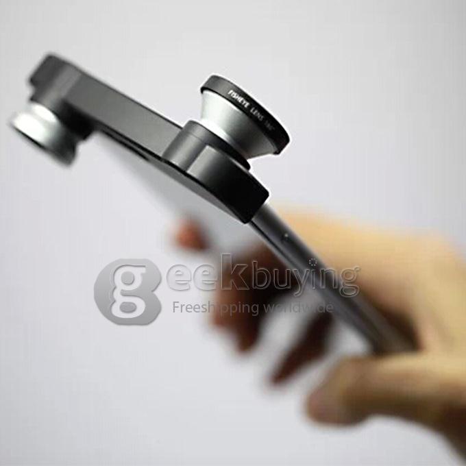 3in1 Wide Angle Lens + Macro Lens + Fish Eye Camera Lens for Apple iPhone 6 Plus 5.5
