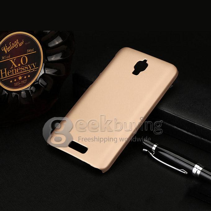 MOSKII Shield PC Back Case Protective Cover for Lenovo S660/S668T - Golden