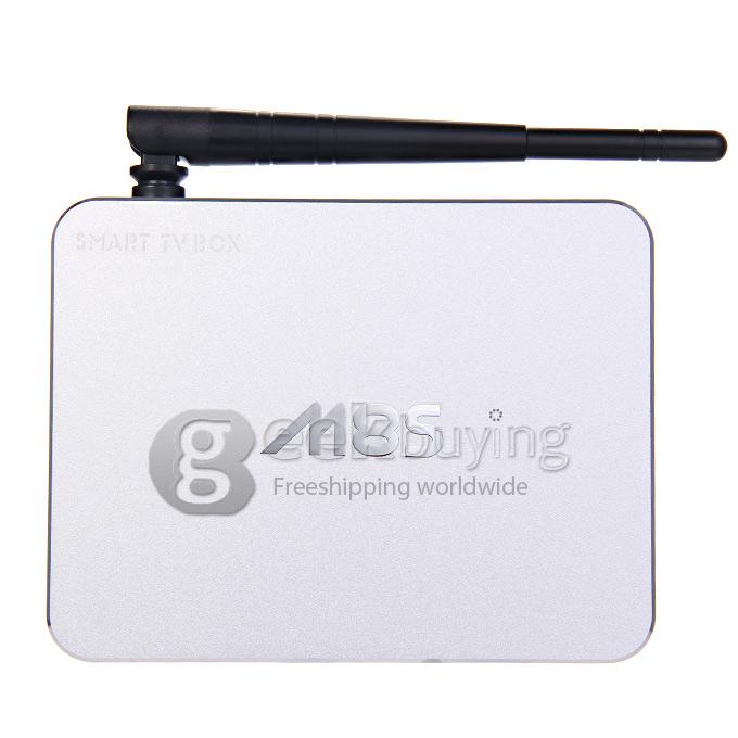 M8S RK3188 Quad Core 1.4GHz Android 4.4 Mini TV BOX HDMI HDD Player 2G/16G WIFI 2.0mp Camera Bluetooth - Silver