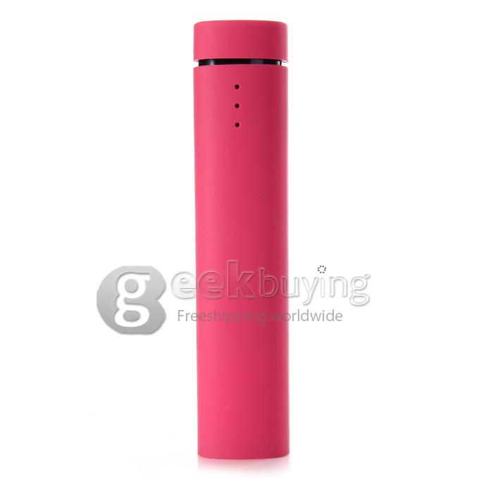 3 IN 1 Portable 4000mAh Power Bank Battery Charger + Speaker + Stand for Smartphone - Rose Red