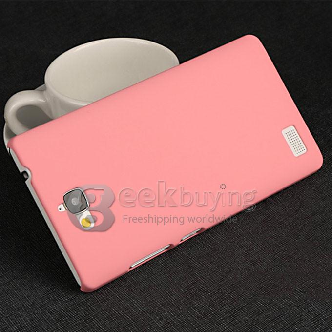 MOSKII Shield PC Back Case Protective Cover for HUAWEI Honor 3C - Pink