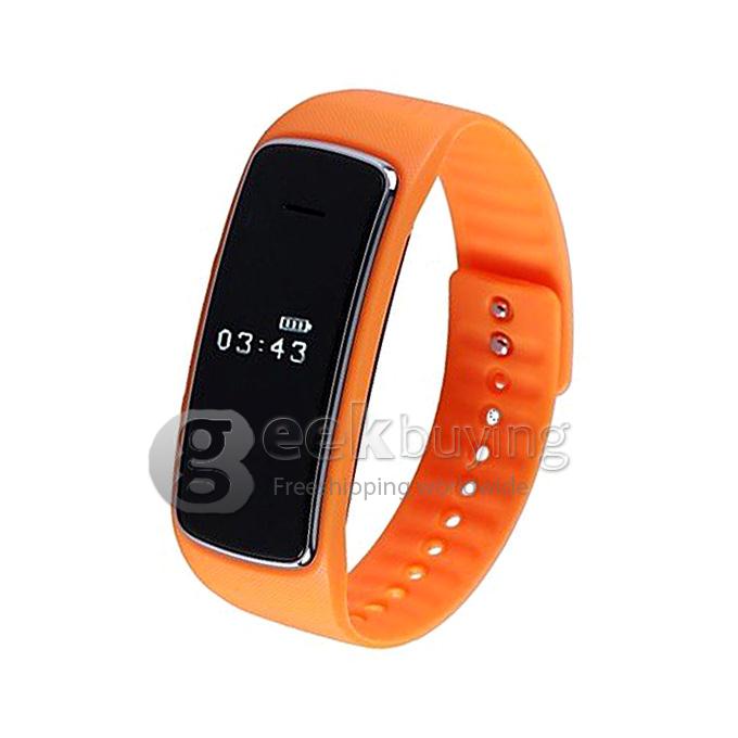 Aoluguya S9 Waterproof Smart Bluetooth Bracelet with OLED Orange