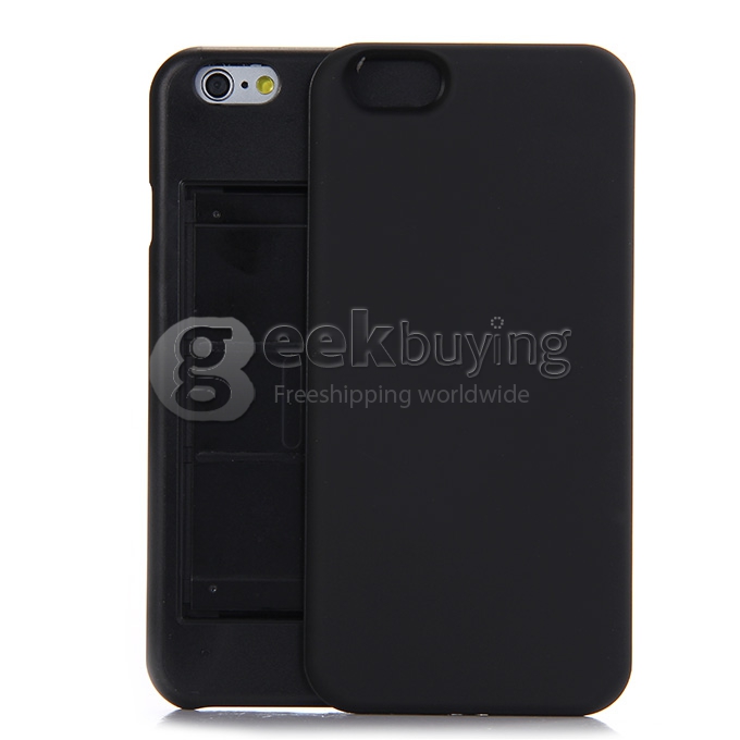 New Mini Wireless Bluetooth Keyboard Sliding Slide Out Keyboard Case Cover for iPhone 6 - Black