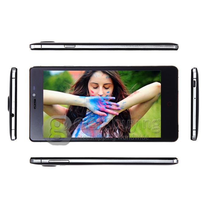 JIAKE V13 5.5inch Android 4.4 Phone MTK6572W Dual Core 1.2GHz Smartphone QHD 4GB ROM 2.0MP+0.3MP 3G GPS Smart Wake-Black