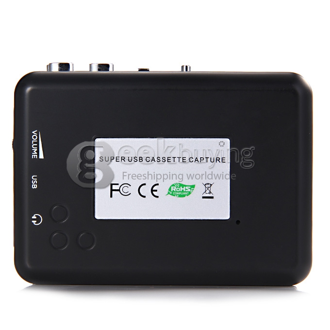 Hotest USB Cassette Tape to MP3 Converter Player Use USB Flash Drive/Flash Memory/Disk Pen Drive