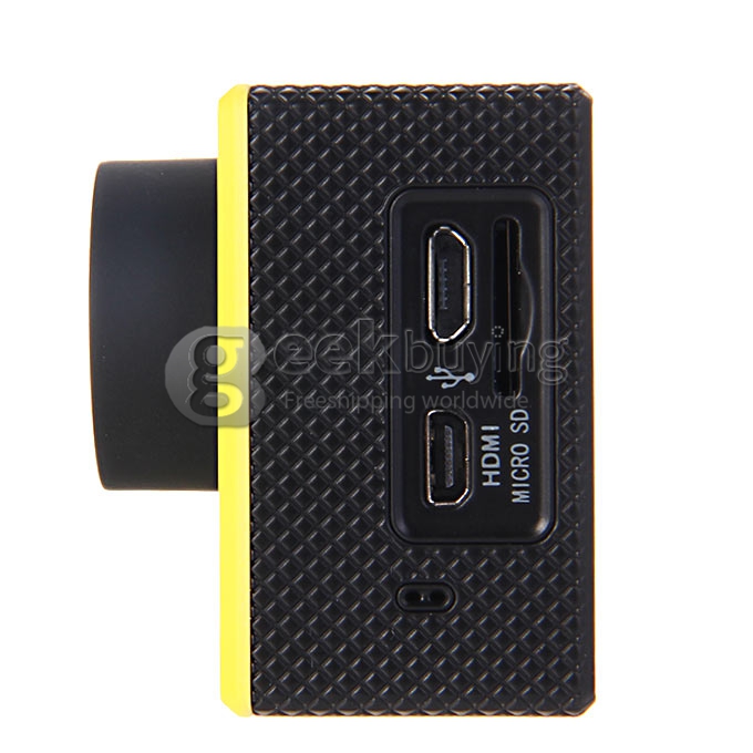 SJCAM SJ5000 Plus Ambarella A7LS75 16MP 1080P 60FPS WiFi Action Camera 1.5 Inch 170 Degrees Lens Diving HD Camcorder Car DVR - Yellow