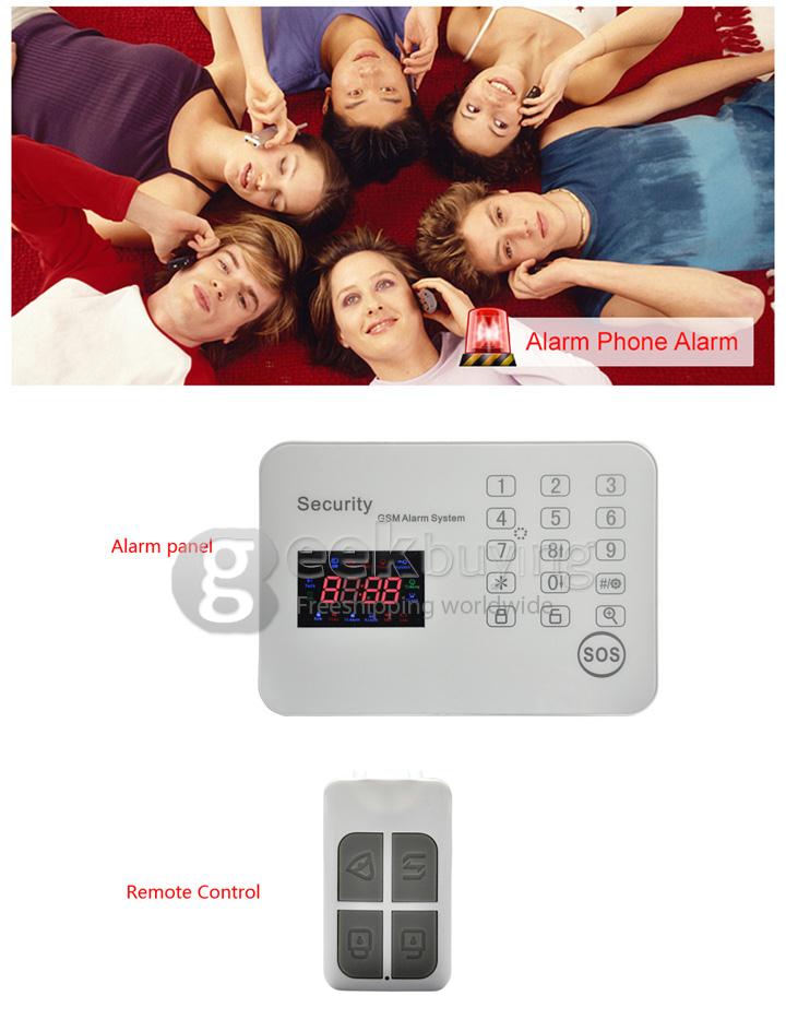 YA-701-GSMPSTN-3 App Controlled Wireless&Wired GSM PSTN Home Alarm Security System Auto Dialer