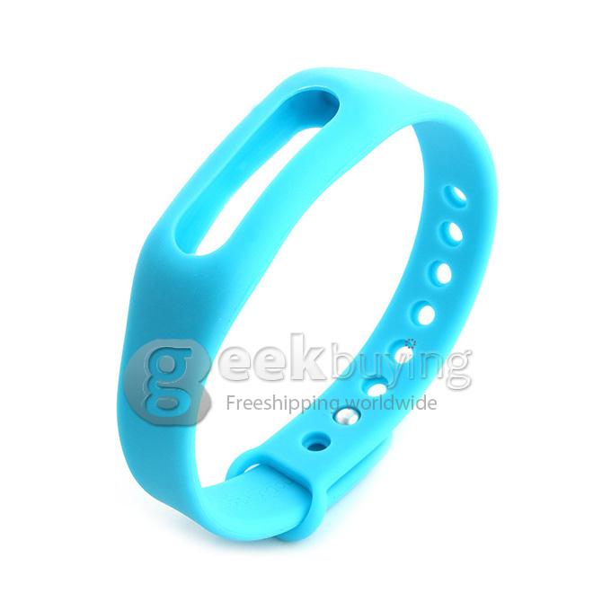 Replacement Wrist Strap Wearable Wrist Band for XIAOMI MI Band Bluetooth Bracelet - Blue