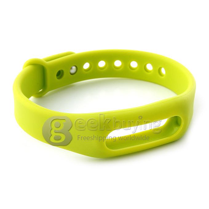 Replacement Wrist Strap Wearable Wrist Band for XIAOMI MI Band Bluetooth Bracelet - Green