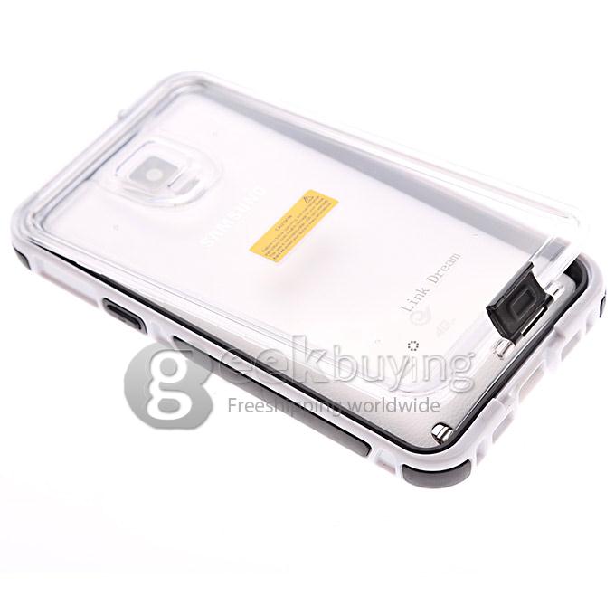 Waterproof Shockproof Dirt/SnowProof Cover Protective Case for for Samsung Note 4 N9100 - White