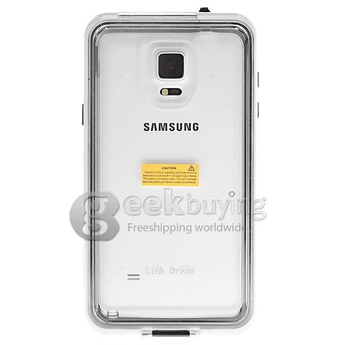 Waterproof Shockproof Dirt/SnowProof Cover Protective Case for for Samsung Note 4 N9100 - White