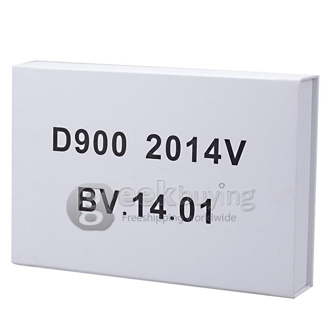 Professional D900 OBD2 Read Decoder Scanner / Car Diagnostic Tool - Black + Orange