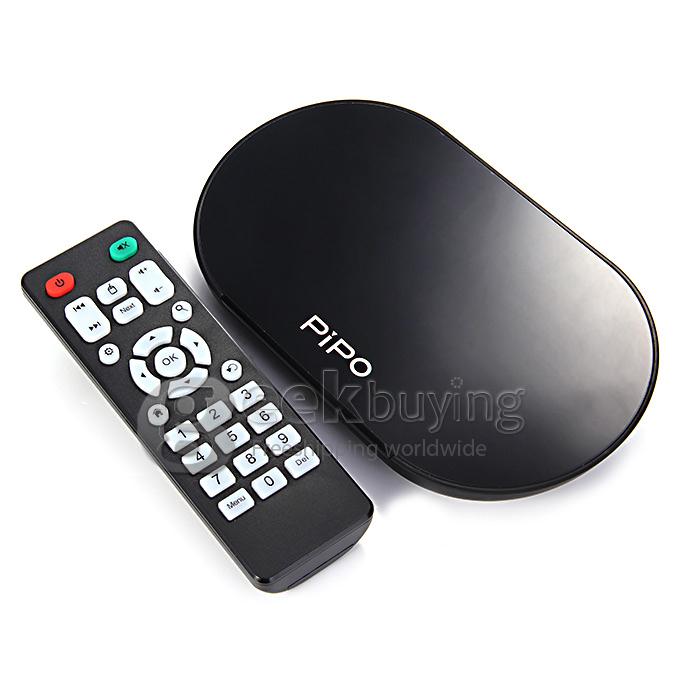 PIPO X6 RK3288 Quad Core 1.8GHz Android 4.4 Mini TV Box HDMI HDD Player 2G/8G WIFI 1000M Ethernet Bluetooth 4.0 - Black