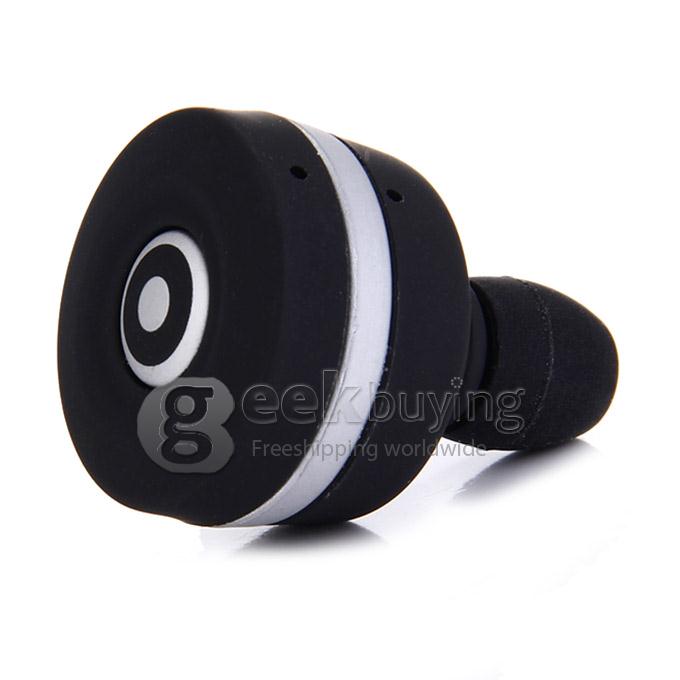 S8 Mini Bluetooth Wireless Sport Handsfree Headset Stereo Earbuds Headphone Earphone for iPhone SAMSUNG - Black + Silver