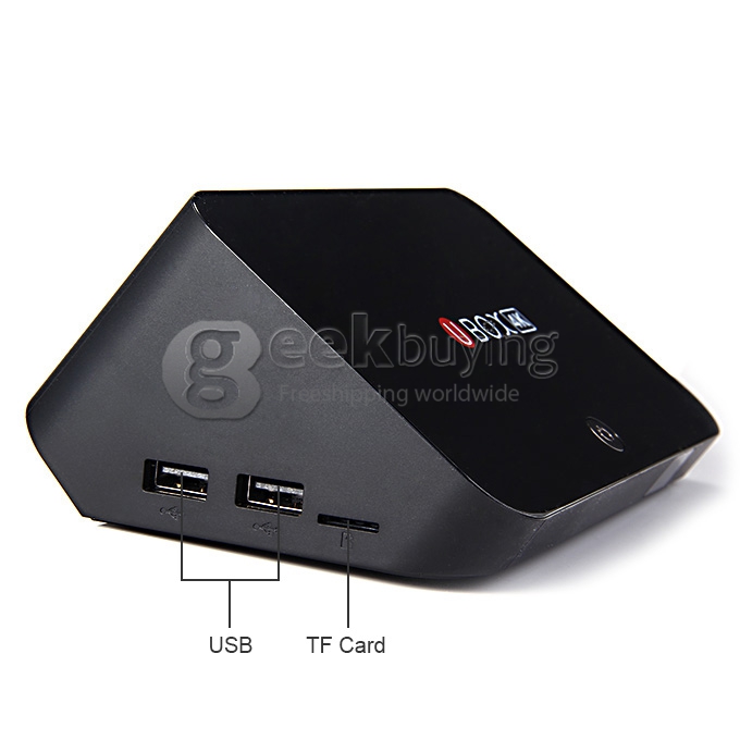 Ubox R89 RK3288 Qaud Core 1.8GHz Andriod 4.4 Mini TV Box HDMI HDD Player 2G/16G 802.11AC WIFI Bluetooth 4.0 OTA - Black