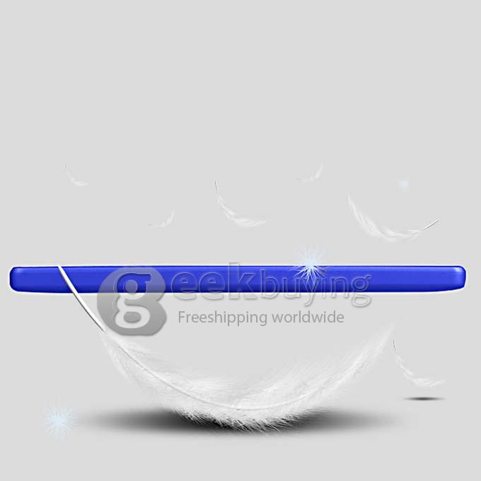 MOSKII Shield PC Back Case Protective Cover for HUAWEI Ascend G6 Smartphone - Blue