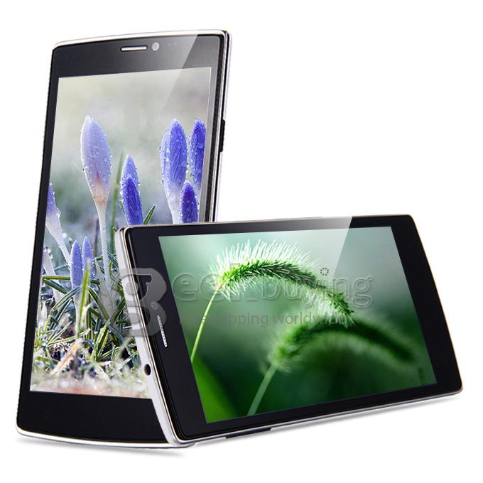 MIJUE G6 5.5inch MTK6572W Dual Core 1.2GHz Smartphone QHD Android 4.4 4GB ROM 2MP+0.3MP 3G GPS Dual SIM Smart Wake-White