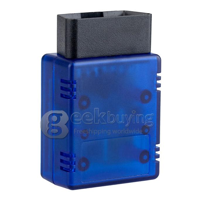 EXCEL V1.5 Mini ELM327 OBD2 OBD-II Bluetooth CAN-BUS Auto Diagnostic Tool - Blue