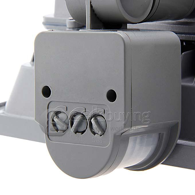 IP65 10W 900Lm IR Infrared Motion Sensor LED Flood Light Garden Lamp - Cold White