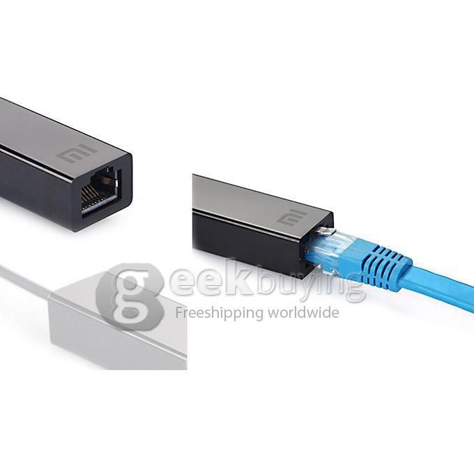 Original Xiaomi USB to Network Ethernet LAN External Adapter Card RJ-45 10//100M