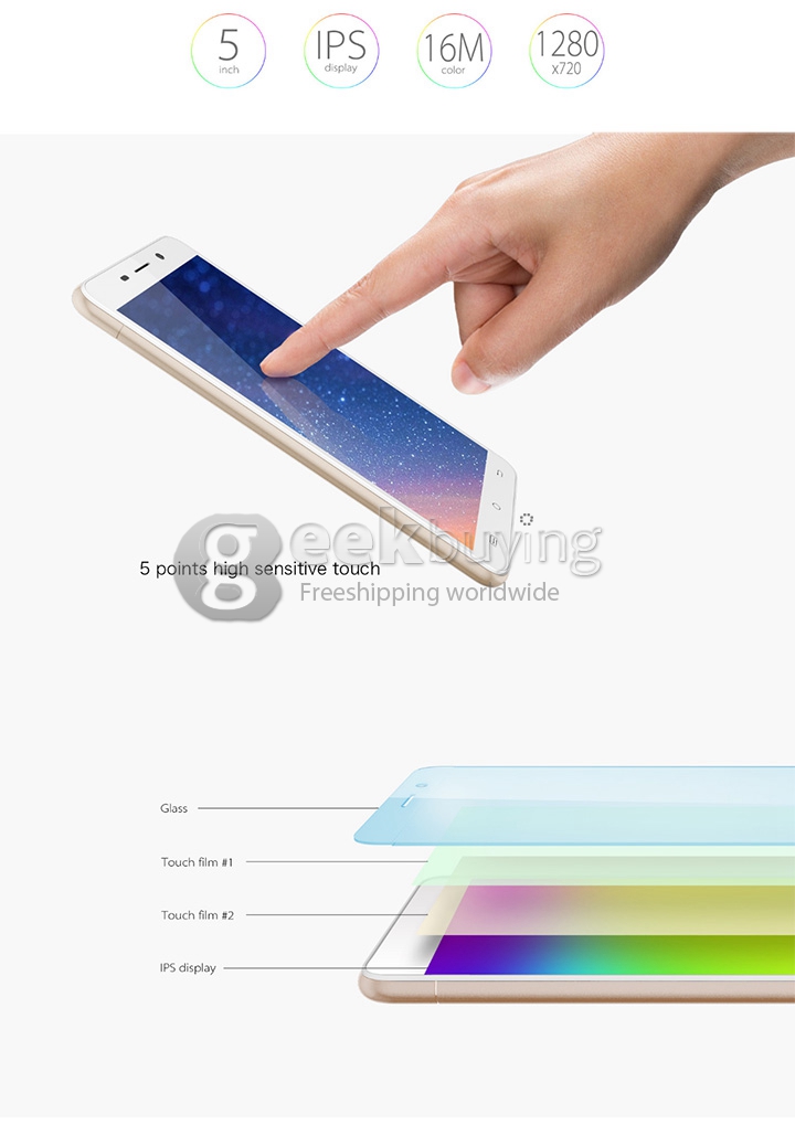 [HK Stock]CUBOT X9 MTK6592M Octa Core 1.4GHz Smartphone Android 4.4 2GB 16GB 5.0 Inch IPS HD Screen Dual Cameras Dual SIM - Black